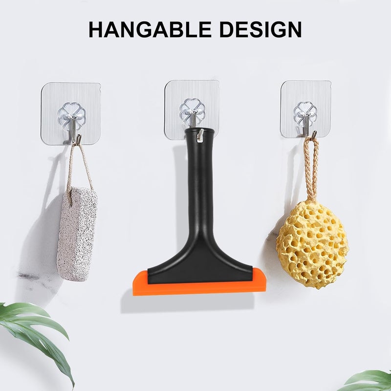 SetSail Shower Squeegee for Glass Doors, Small Squeegee for Shower Glass Door Mini Silicone Squeegee for Window Cleaner Tool Bathroom Squeegees for Car Window Cleaning 2 Pack - Image 5